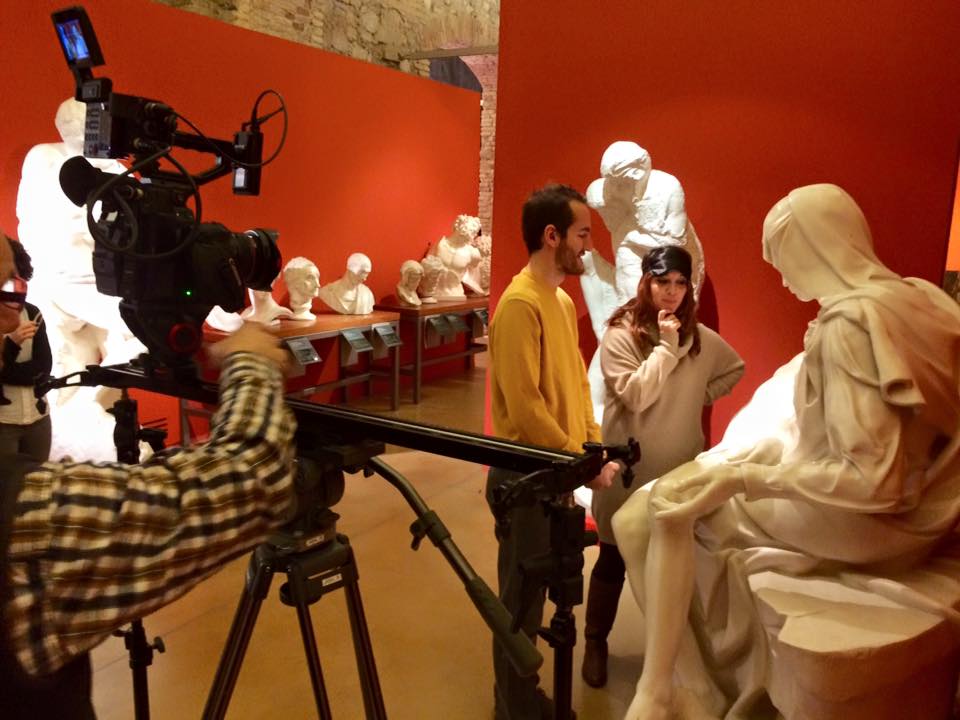 riprese video Pietà michelangelo