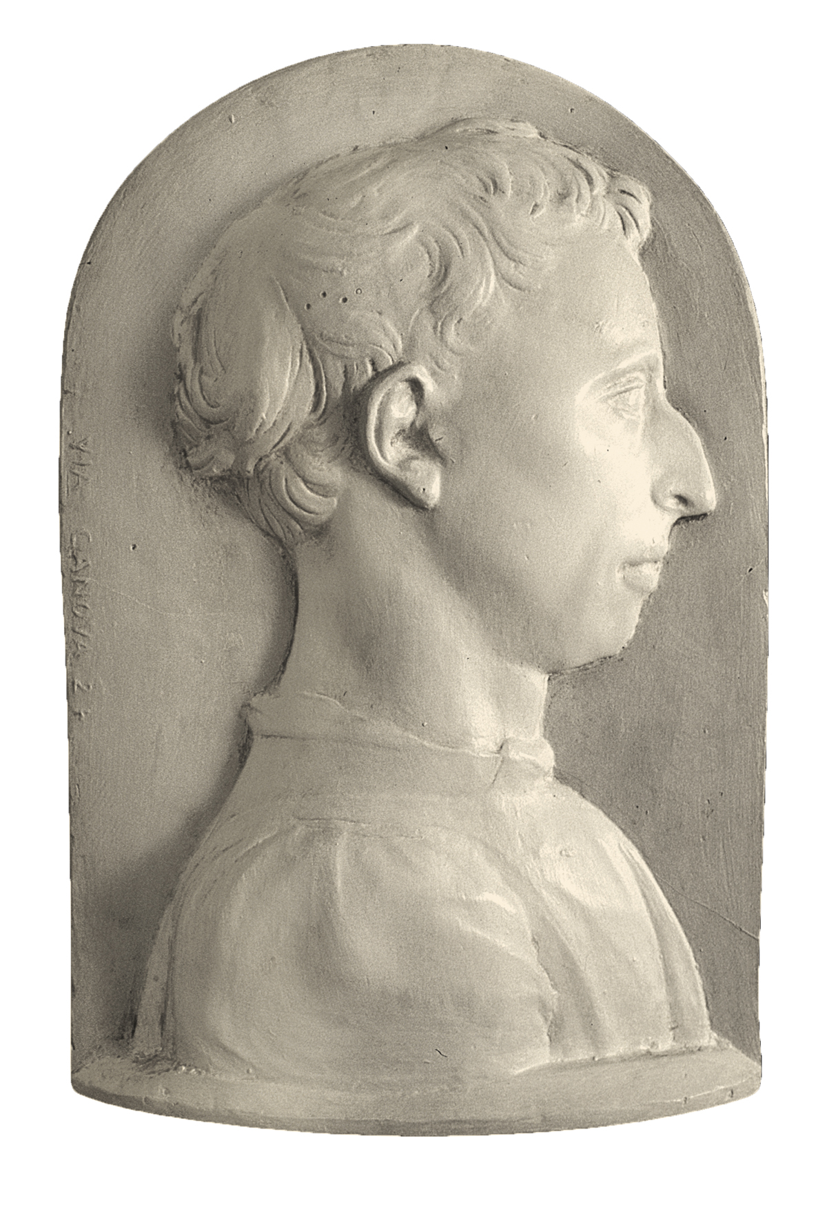 Vira portreto (muldajo el gipso)