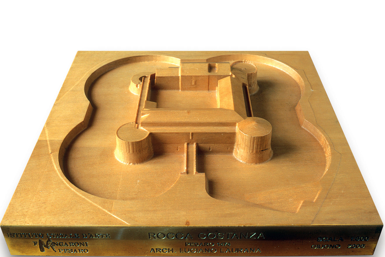 Rocca Costanza, wood (architectural model)