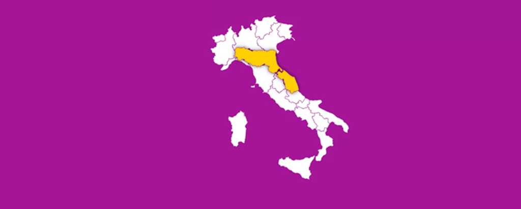 immagine dell'Italia stilizzata
